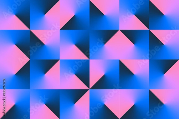 Obraz Gradient Isometric Abstract Pattern Background