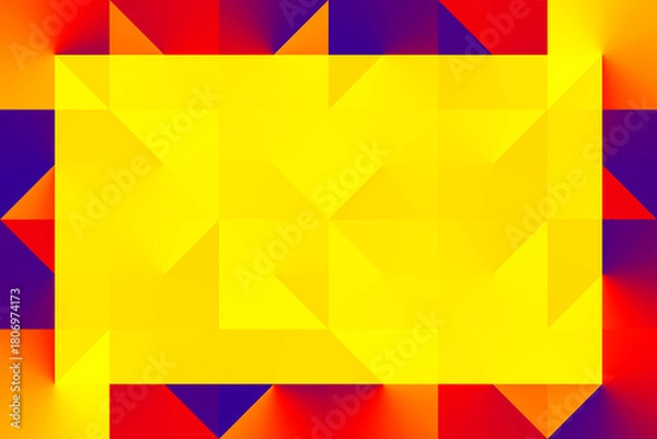 Obraz Gradient Isometric Abstract Pattern Background