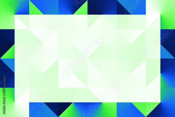 Obraz Gradient Isometric Abstract Pattern Background