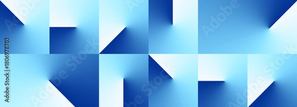 Obraz Gradient Isometric Abstract Pattern Background