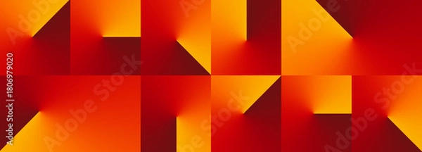 Obraz Gradient Isometric Abstract Pattern Background