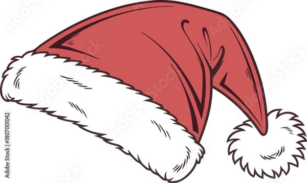 Fototapeta Hand drawn vector illustration sketch of a brush painting silhouette symbol outline sign icon