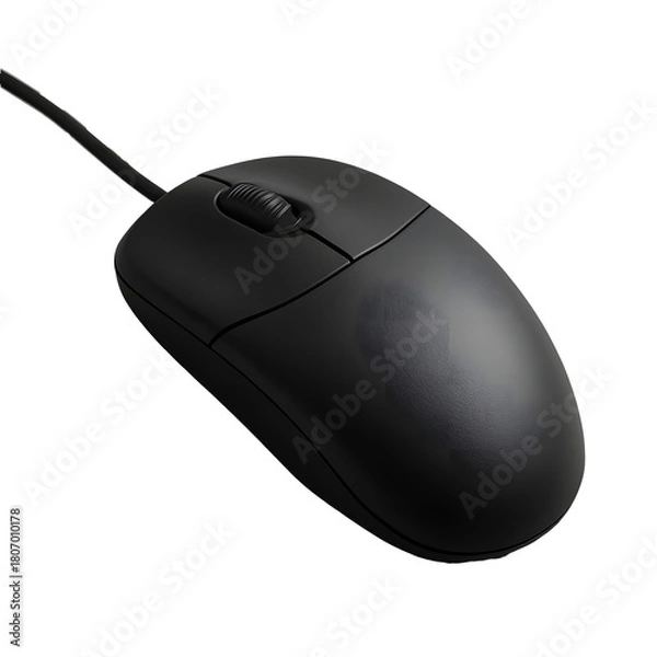 Fototapeta computer mouse isolated on white