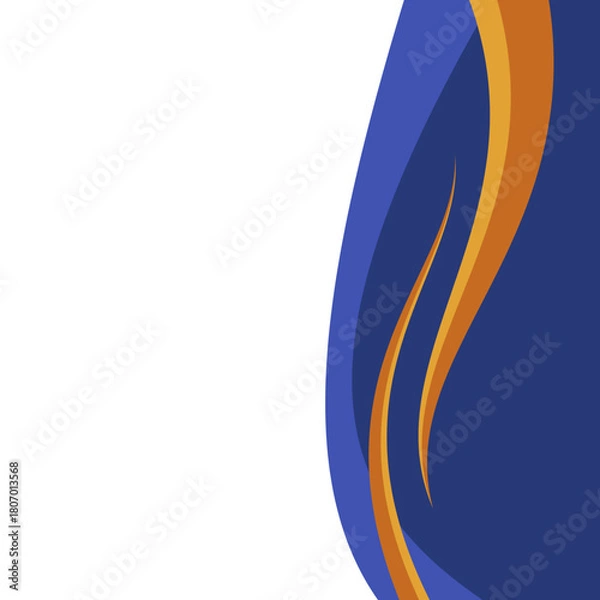 Fototapeta Modern Waves Border Background