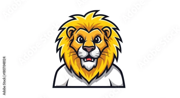Obraz Cartoon Lion Illustration