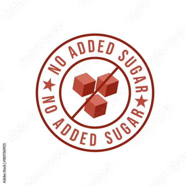 Obraz No Added Sugar Icon