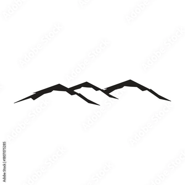 Obraz mountain  logo icon illustration flat