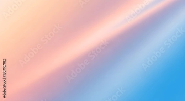 Obraz Soft gradient background with diagonal light streaks and pixelated texture