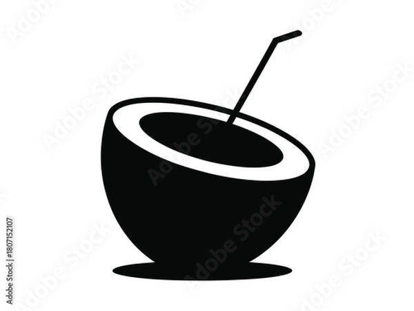 Fototapeta 0018_3_silhouette-of-coconut-black-vector-on-wh_RF6zjebISi2Iax4A6Sfz2A_eay94APFSI6eqxpFiaMpSA.eps
