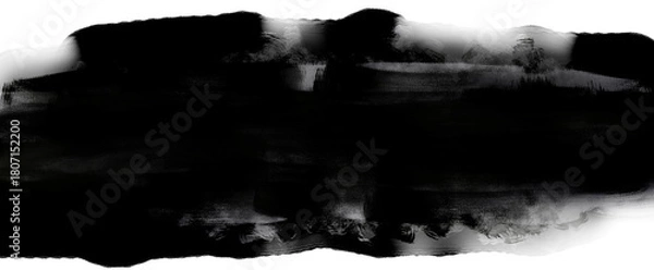 Obraz 抽象的　水墨画　背景素材