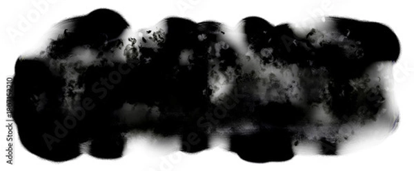 Obraz 抽象的　水墨画　背景素材