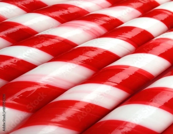 Obraz Colorful striped candy cane background image.