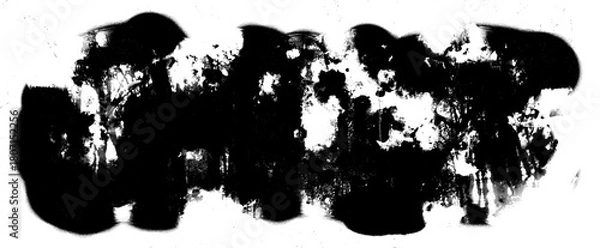 Obraz 抽象的　水墨画　背景素材