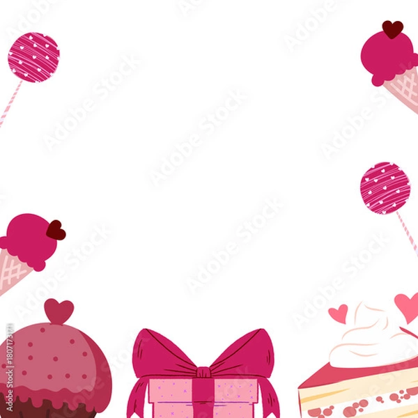 Obraz birthday party invitation