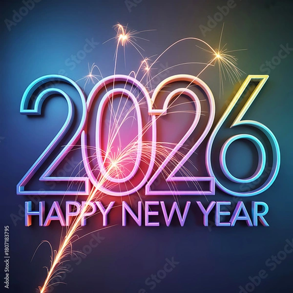 Fototapeta Happy New Year