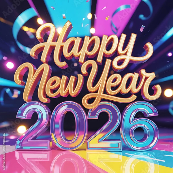 Fototapeta Happy New Year