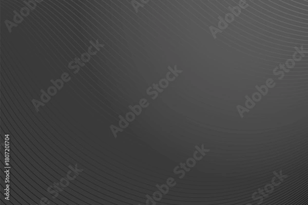 Fototapeta Dark Curved Line Abstract Background