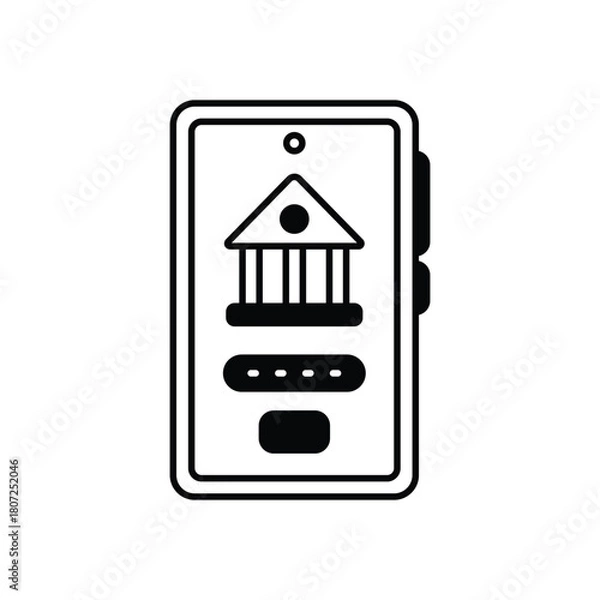 Obraz Mobile Banking vector icon