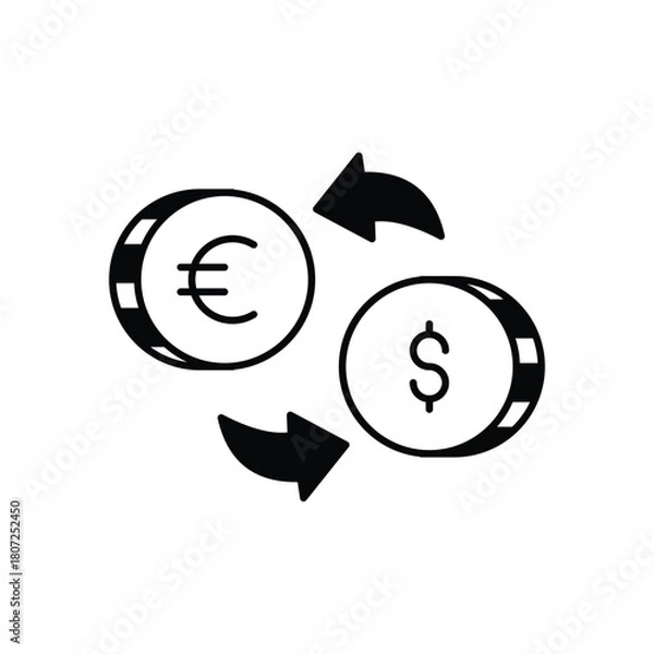 Obraz Currency Exchange vector icon