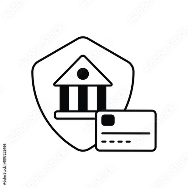 Obraz Banking Security vector icon