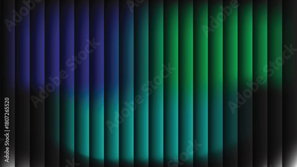 Obraz Abstract background with vertical stripes of blue, teal, and green colors