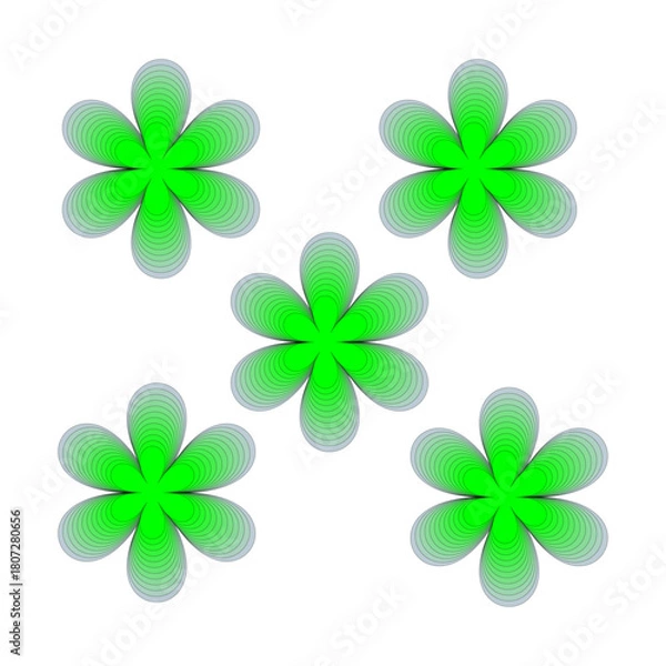 Obraz four leaf clover background