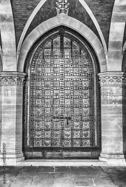 Obraz Portal of the Public Palace in Republic of San Marino