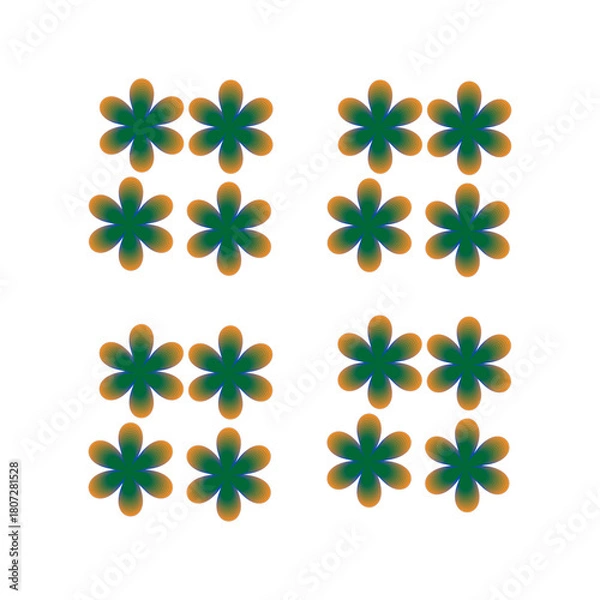 Obraz four leaf clover vector