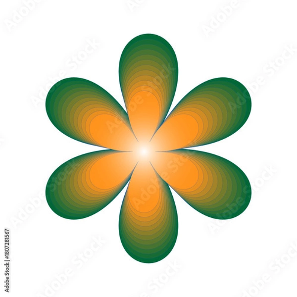 Obraz abstract flower icon