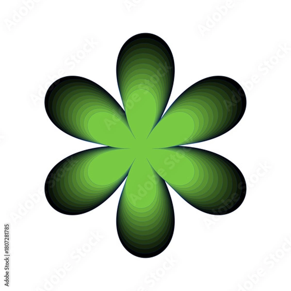 Obraz four leaf clover isolated