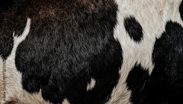 Obraz Close up view of a cow coat pattern