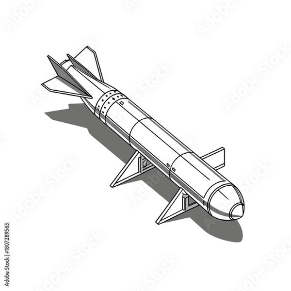 Obraz space shuttle isolated on white