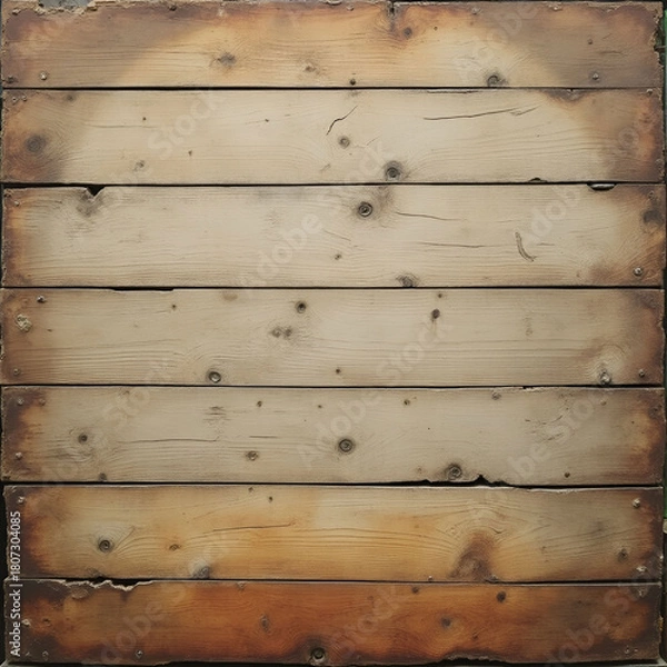 Obraz A worn textured backdrop of distressed pallet wood planks, rough grain.