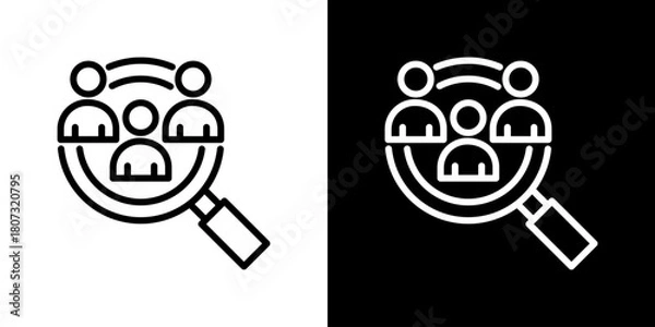 Obraz Sample Icon Line Style Vector Illustration 