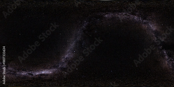 Obraz milkyway equirectangular vr environment space galaxy 14k