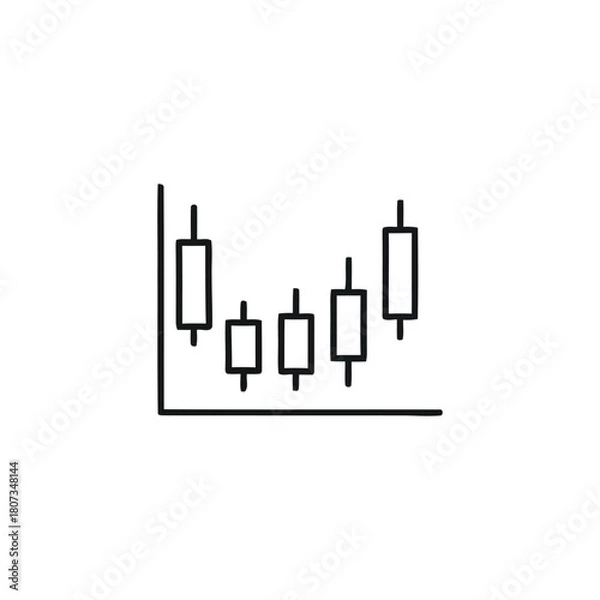 Fototapeta UI UX, Data analytics, Chart, Data vector illustration	
