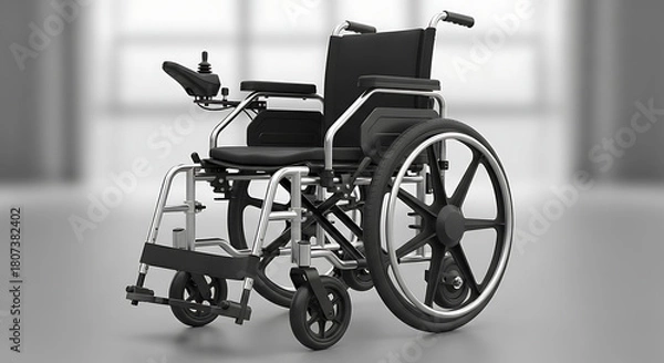 Obraz wheelchair 3d rendered 