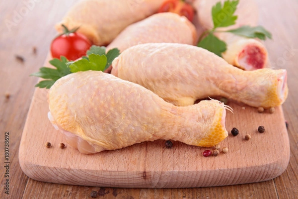 Obraz raw chicken leg