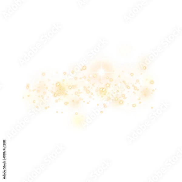 Fototapeta Abstract Shiny Gold Glitter Element Golden Sparkle Decorative Design