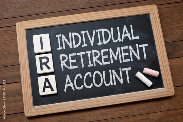 Fototapeta Understanding individual retirement account ira planning for future savings