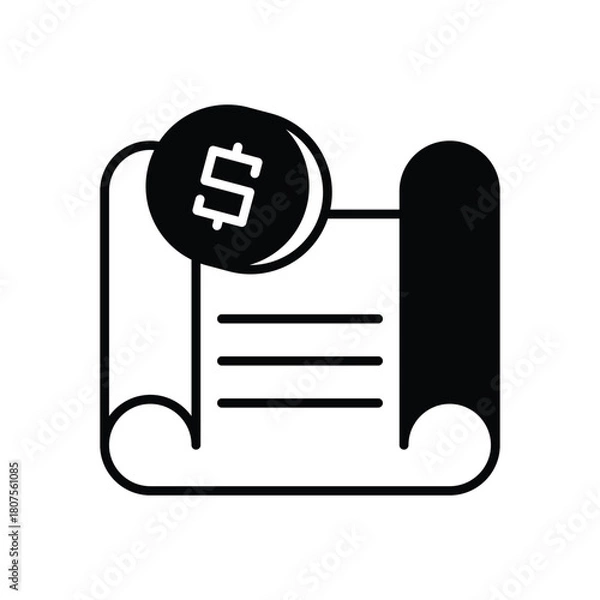 Obraz Budget vector icon