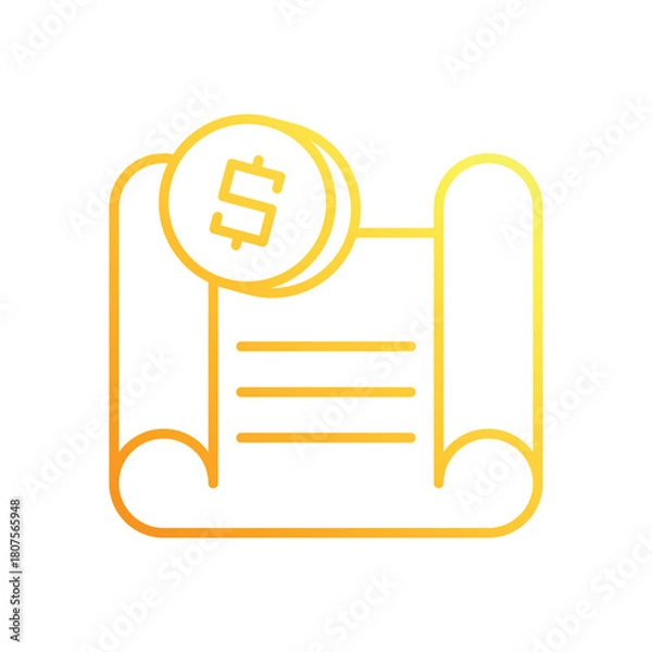 Obraz Budget vector icon