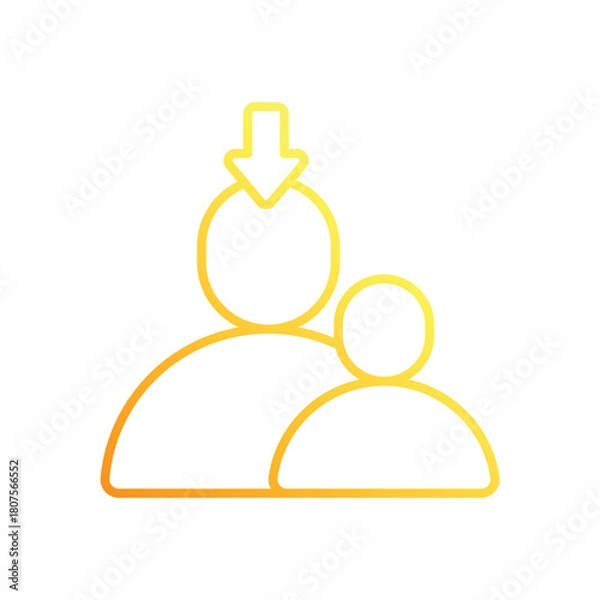 Obraz Leadership vector icon