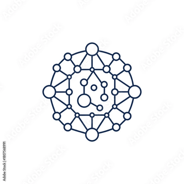 Obraz Digital Neural network 