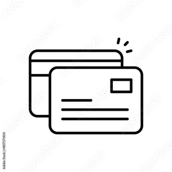 Obraz Credit Card vector icon