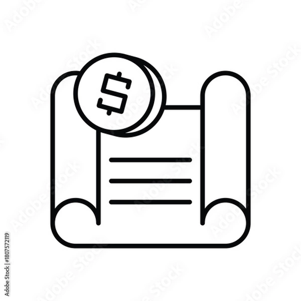 Obraz Budget vector icon