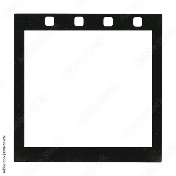 Fototapeta PNG Blank film frame template design.
