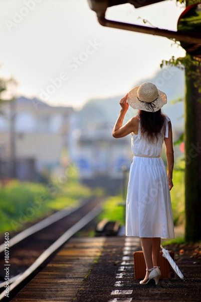 Obraz ローカル線を走るキハ40で帰省
