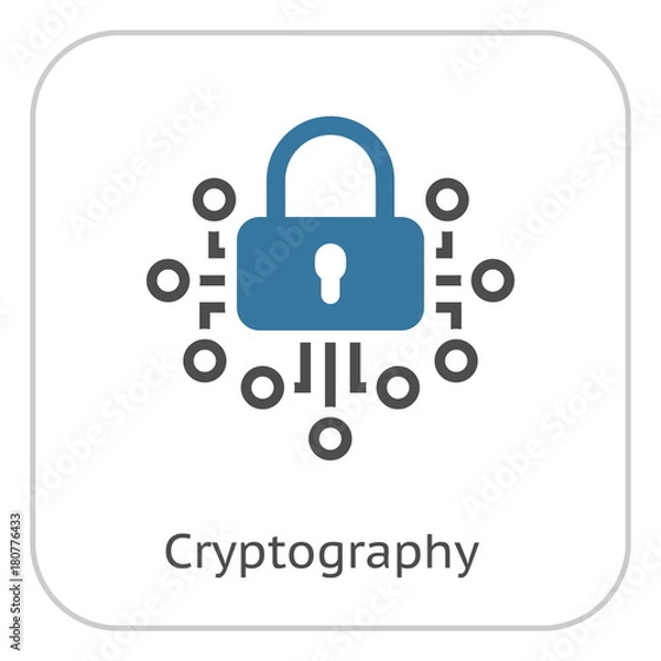 Obraz Cryptography Icon.