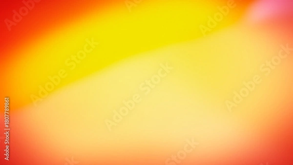 Obraz Abstract blurred gradient background, yellow spot in red frame.
